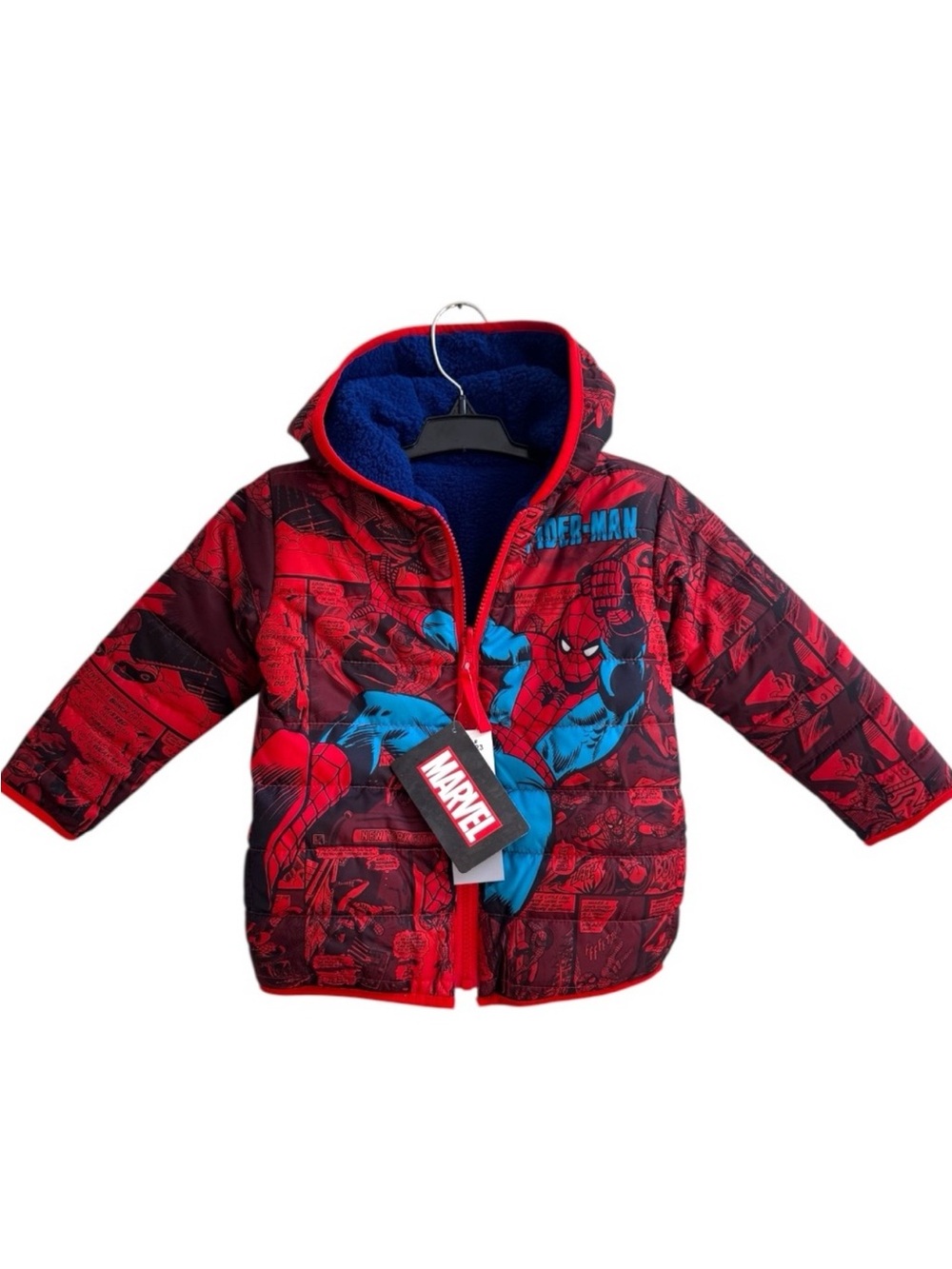Marvel SpiderMan Reversible Jacket - Picture 1 of 7